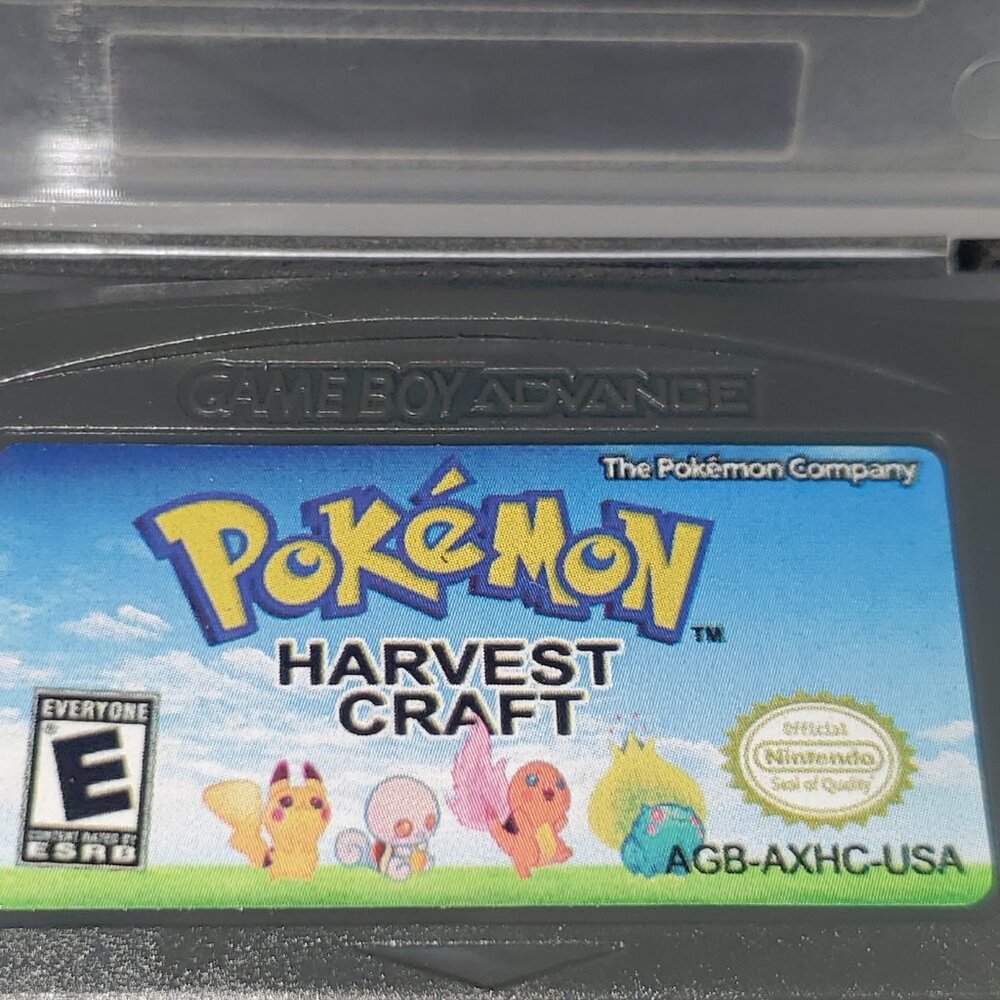 Pokemon Harvest Craft GBA ROM Hack Game Custom Gameboy Advance